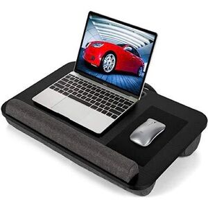 Amazon Black Laptop Stand with Gray Cushion
